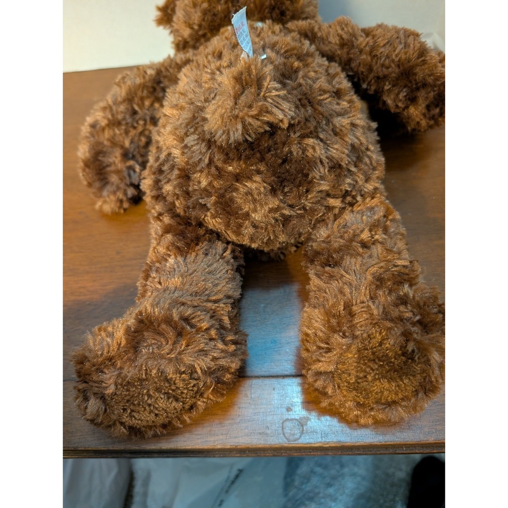 Gund 15130 BROWNIE TEDDY BEAR Plush 11" Soft Brown Stuffed Teddy Bear Toy - Picture 5 of 10